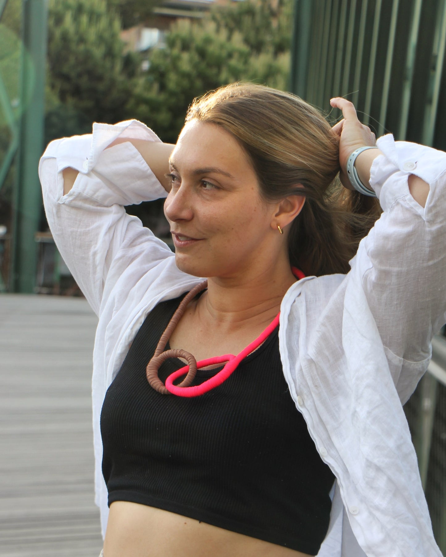 Collar Círculos Bicromo Nº2